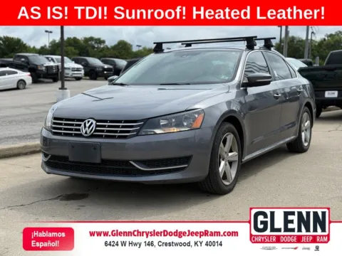 Gray 2013 Volkswagen Passat TDI SE for sale in Crestwood, KY