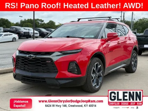 Red 2021 Chevrolet Blazer RS for sale in Crestwood, KY
