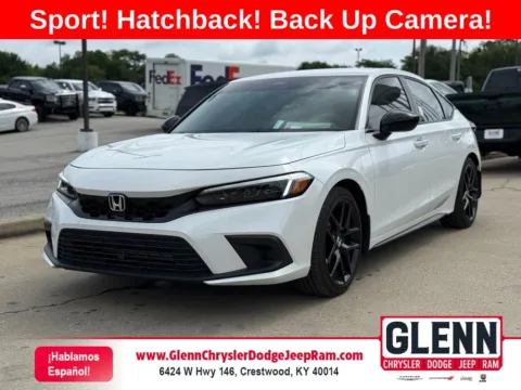 White 2024 Honda Civic Sport for sale in Crestwood, KY