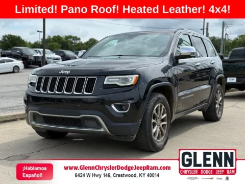 Black 2016 Jeep Grand Cherokee Limited for sale in Crestwood, KY