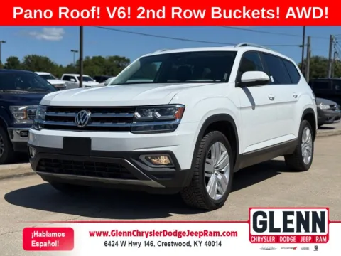White 2019 Volkswagen Atlas SEL for sale in Crestwood, KY