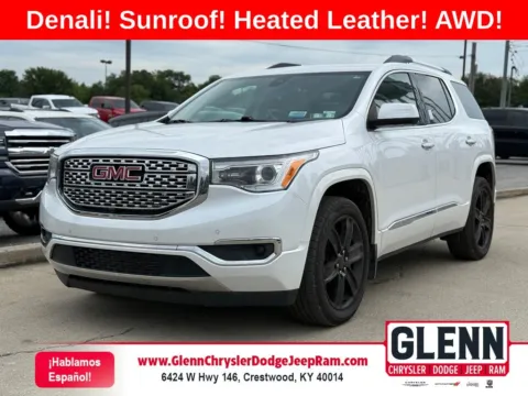 White 2019 GMC Acadia Denali for sale in Crestwood, KY