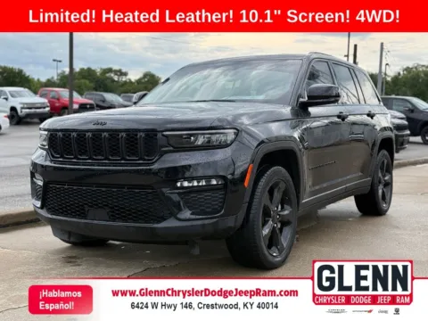 Black 2023 Jeep Grand Cherokee Limited for sale in Crestwood, KY