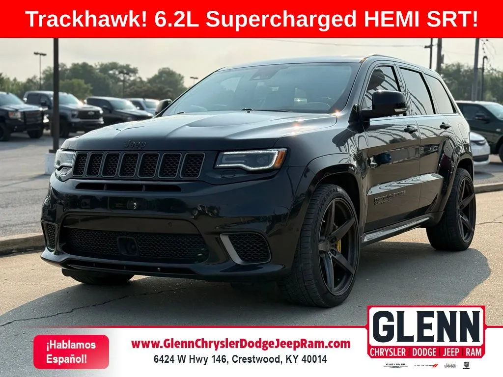 Black 2020 Jeep Grand Cherokee Trackhawk for sale in Crestwood, KY