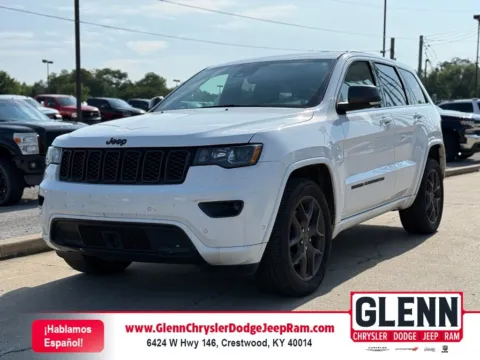 White 2021 Jeep Grand Cherokee Limited for sale in Crestwood, KY