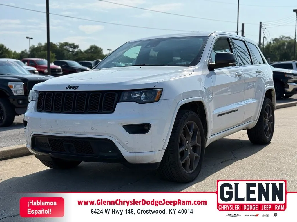 White 2021 Jeep Grand Cherokee Limited for sale in Crestwood, KY