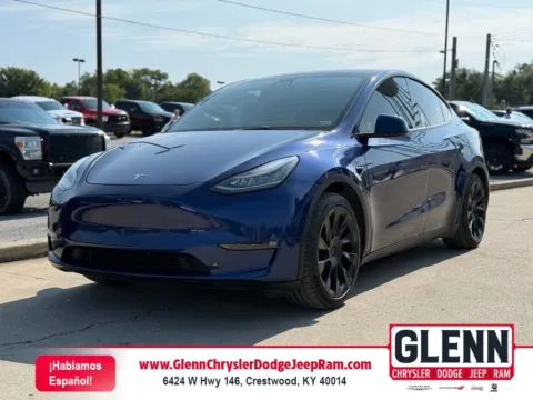 Blue 2021 Tesla Model Y Long Range for sale in Crestwood, KY
