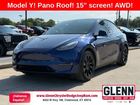 Blue 2021 Tesla Model Y Long Range for sale in Crestwood, KY