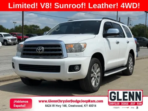 White 2015 Toyota Sequoia Limited for sale in Crestwood, KY