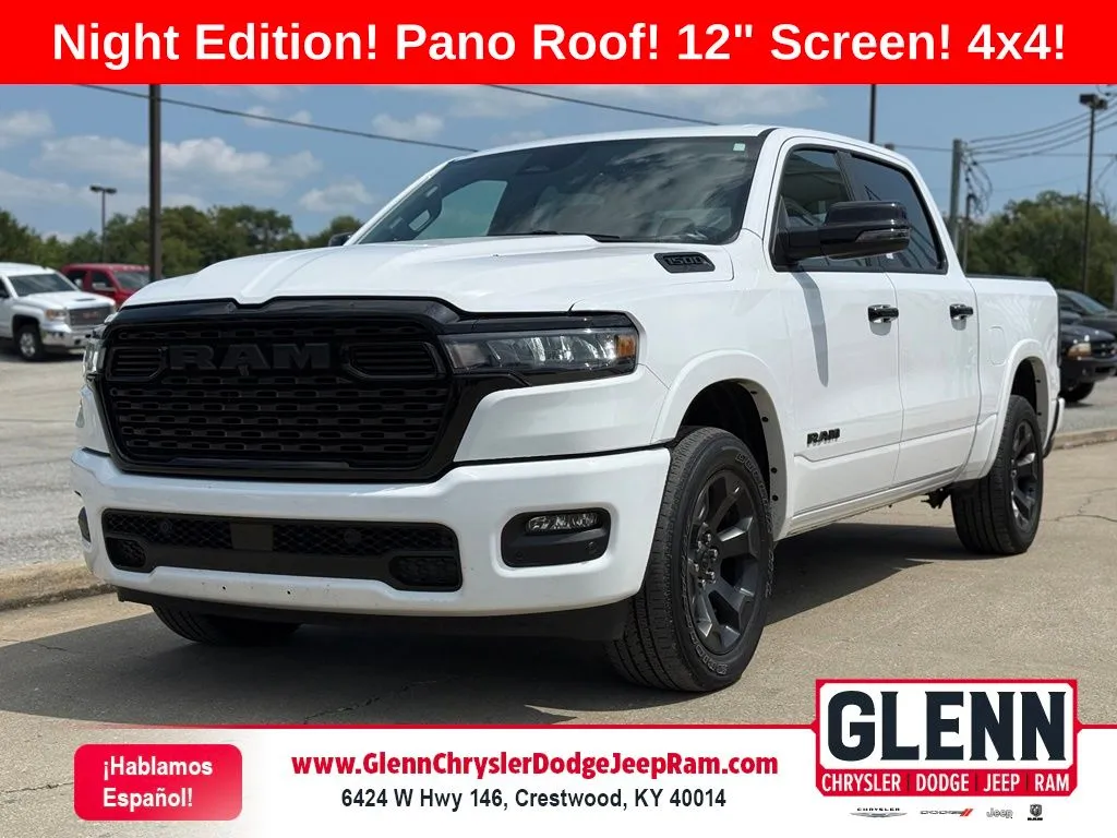 White 2025 Ram 1500 Big Horn/Lone Star for sale in Crestwood, KY