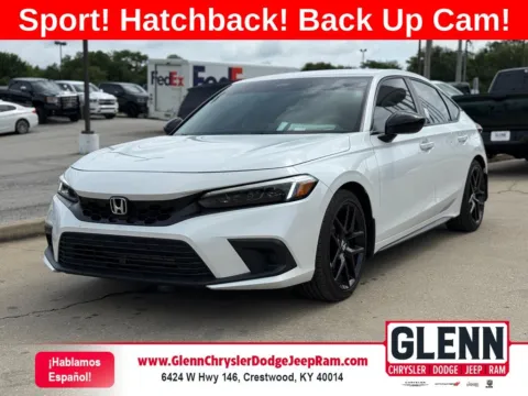 White 2024 Honda Civic Sport for sale in Crestwood, KY