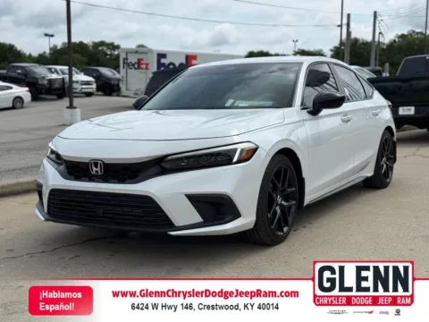 White 2024 Honda Civic Sport for sale in Crestwood, KY