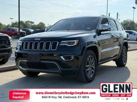 Black 2021 Jeep Grand Cherokee Limited for sale in Crestwood, KY