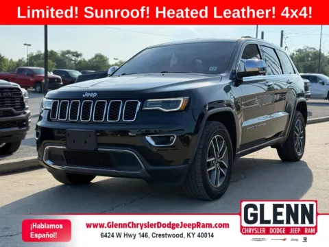 Black 2021 Jeep Grand Cherokee Limited for sale in Crestwood, KY