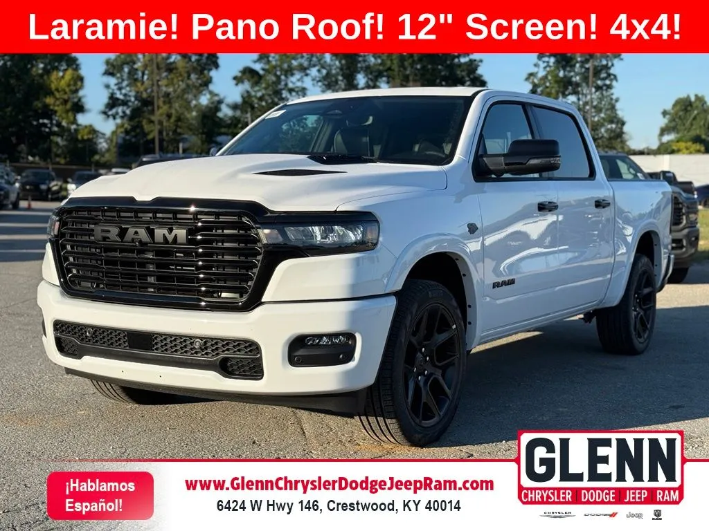 White 2027 Ram 1500 Laramie for sale in Crestwood, KY
