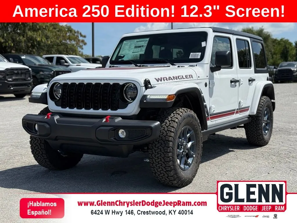 White 2026 Jeep Wrangler Willys for sale in Crestwood, KY
