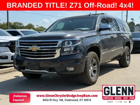 Gray 2016 Chevrolet Suburban LT for sale in Crestwood, KY