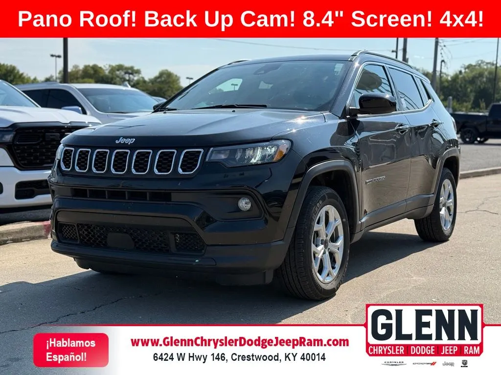 Black 2025 Jeep Compass Latitude for sale in Crestwood, KY