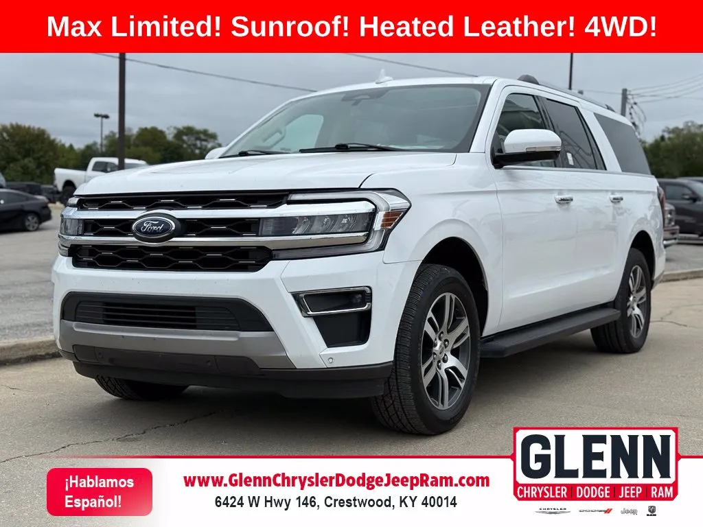 White 2024 Ford Expedition Max Limited for sale in Crestwood, KY