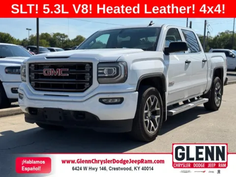 White 2016 GMC Sierra 1500 SLT for sale in Crestwood, KY