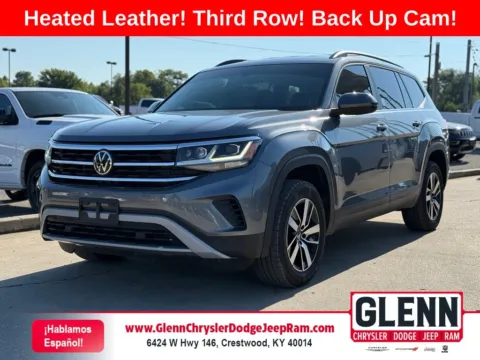 Gray 2021 Volkswagen Atlas 2.0T SE for sale in Crestwood, KY