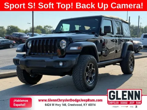 Black 2018 Jeep Wrangler Unlimited Sport S for sale in Crestwood, KY