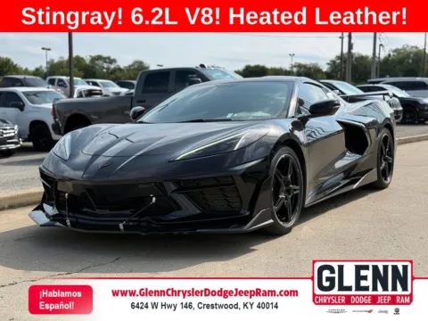 Black 2021 Chevrolet Corvette Stingray for sale in Crestwood, KY
