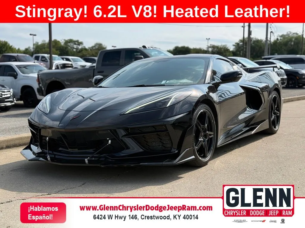 Black 2021 Chevrolet Corvette Stingray for sale in Crestwood, KY