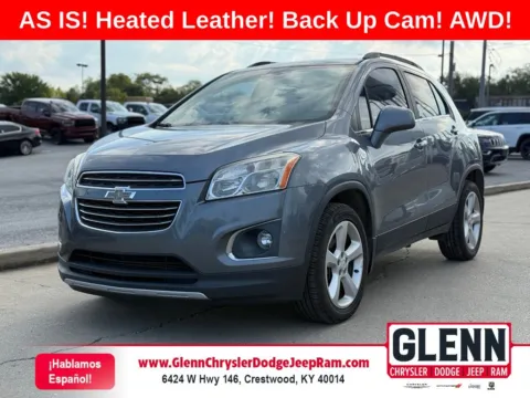 Gray 2015 Chevrolet Trax LTZ for sale in Crestwood, KY