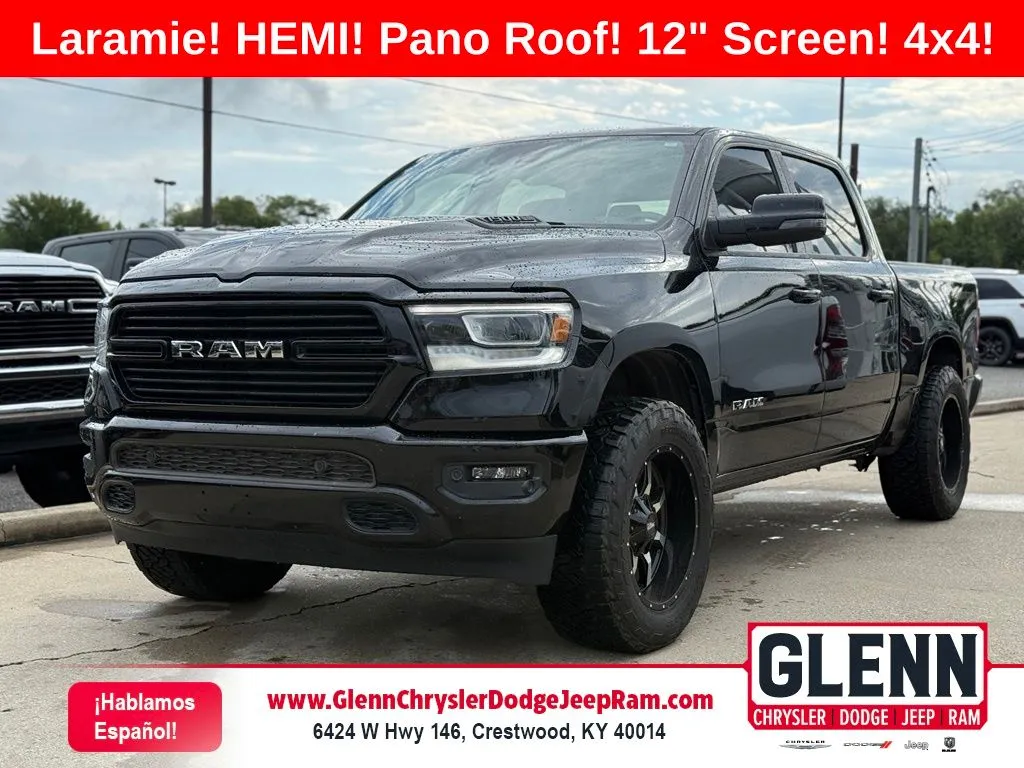 Black 2023 Ram 1500 Laramie for sale in Crestwood, KY