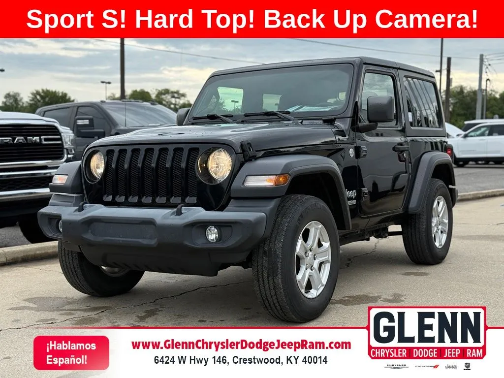 Black 2019 Jeep Wrangler Sport S for sale in Crestwood, KY