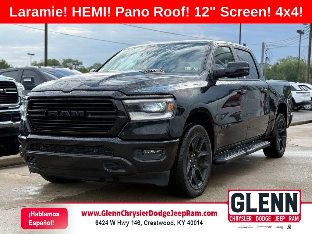 Black 2023 Ram 1500 Laramie for sale in Crestwood, KY