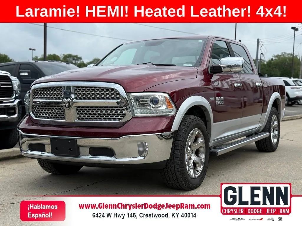 Red 2016 Ram 1500 Laramie for sale in Crestwood, KY