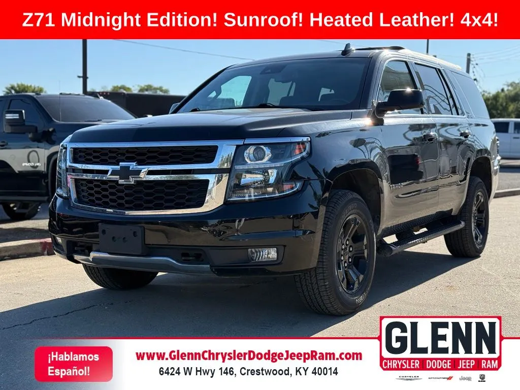 Black 2018 Chevrolet Tahoe LT for sale in Crestwood, KY