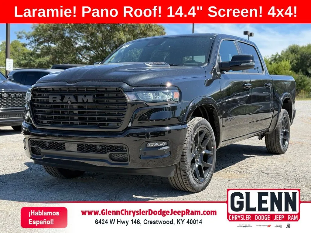 Black 2026 Ram 1500 Laramie for sale in Crestwood, KY