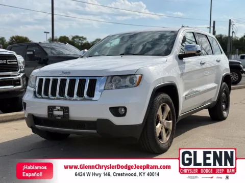 White 2013 Jeep Grand Cherokee Limited for sale in Crestwood, KY
