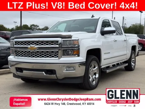 White 2015 Chevrolet Silverado 1500 LTZ for sale in Crestwood, KY