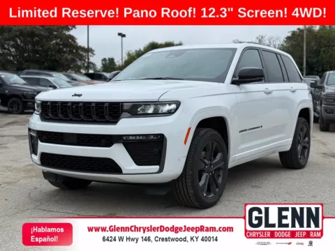 White 2027 Jeep Grand Cherokee Limited Reserve for sale in Crestwood, KY