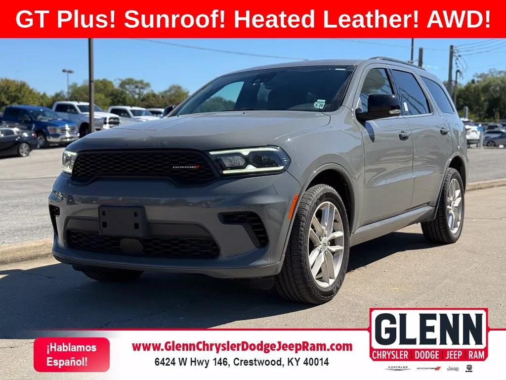 Gray 2024 Dodge Durango GT Plus for sale in Crestwood, KY
