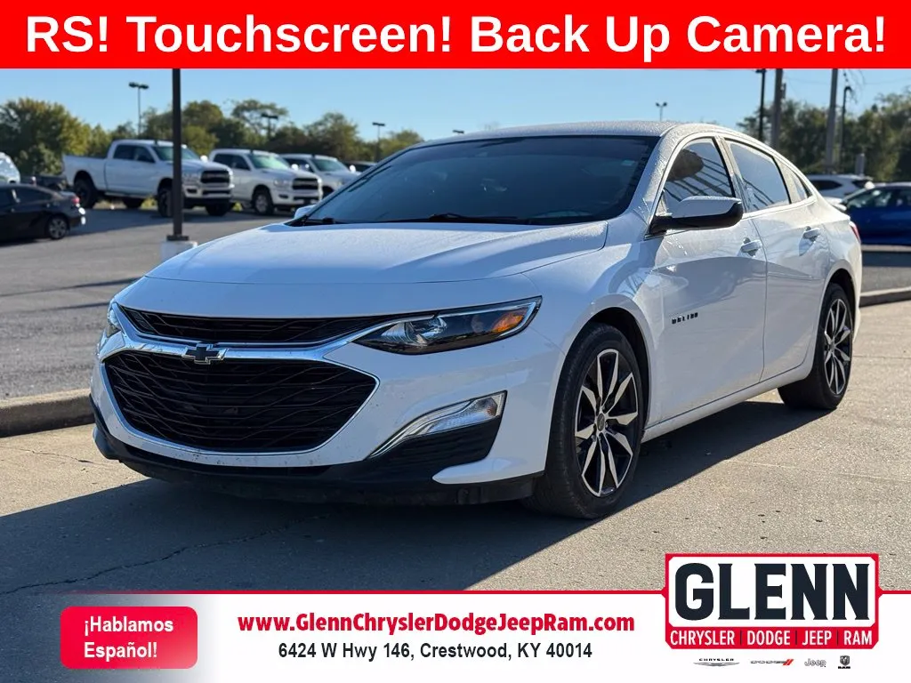 White 2025 Chevrolet Malibu RS for sale in Crestwood, KY