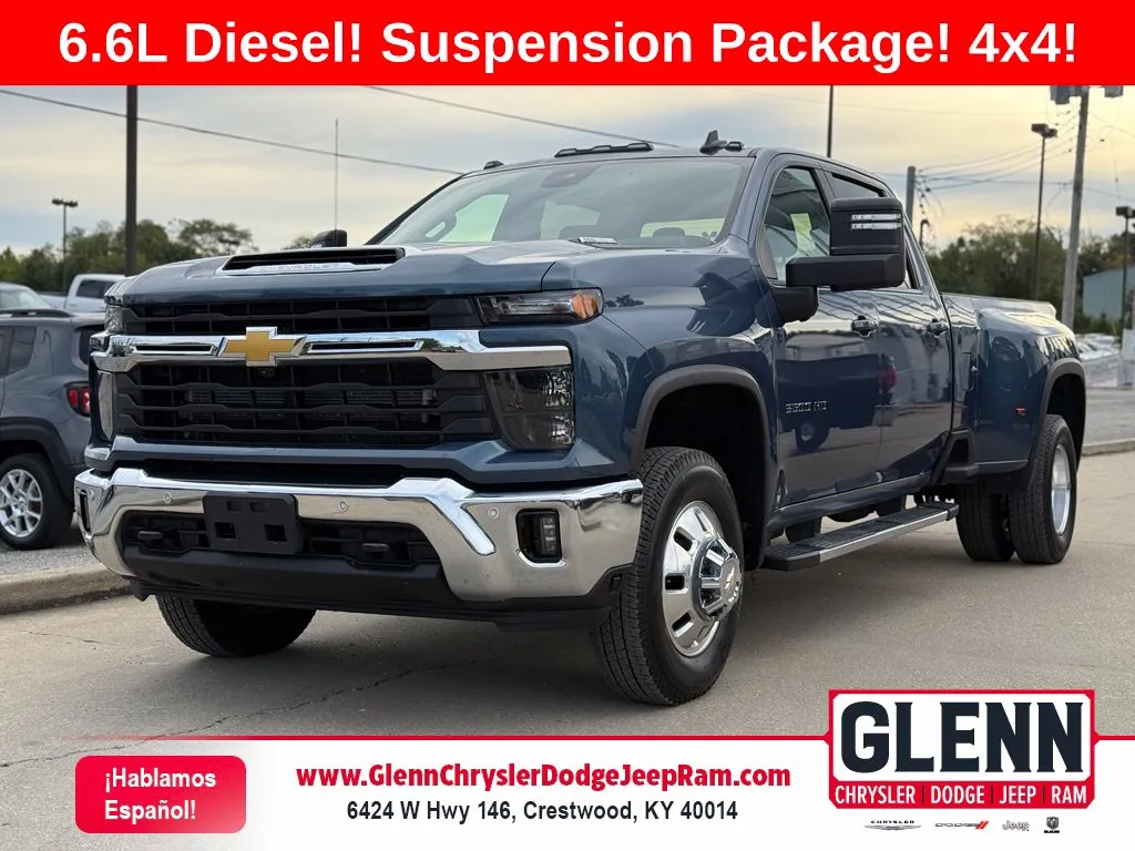 Blue 2025 Chevrolet Silverado 3500 HD LT for sale in Crestwood, KY