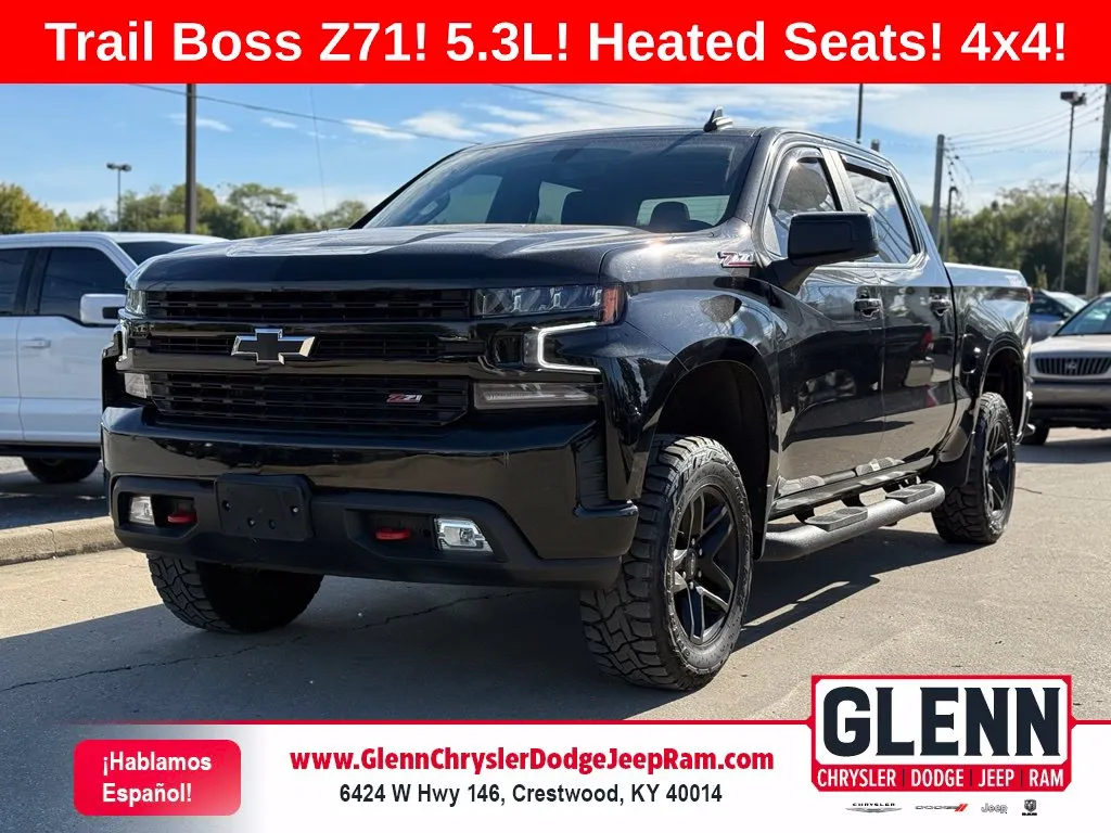 Black 2022 Chevrolet Silverado 1500 LTD LT Trail Boss for sale in Crestwood, KY