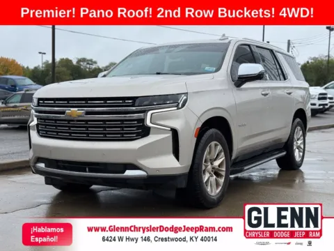 Beige 2021 Chevrolet Tahoe Premier for sale in Crestwood, KY