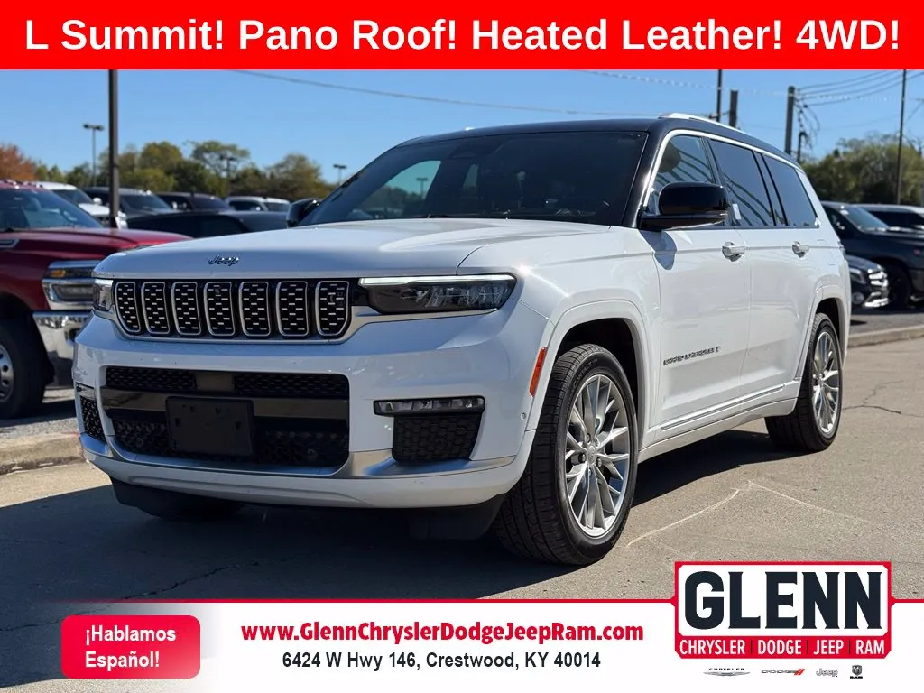 White 2023 Jeep Grand Cherokee L Summit for sale in Crestwood, KY