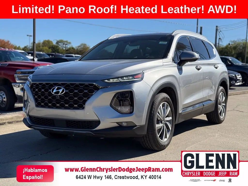 Silver 2020 Hyundai Santa Fe Limited for sale in Crestwood, KY