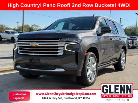 Gray 2021 Chevrolet Tahoe High Country for sale in Crestwood, KY