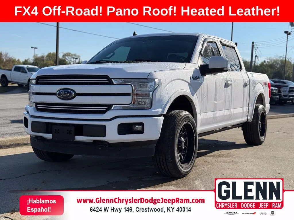 White 2019 Ford F-150 Lariat for sale in Crestwood, KY