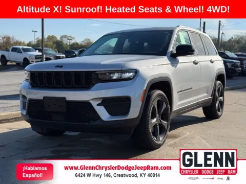 Silver 2023 Jeep Grand Cherokee Altitude X for sale in Crestwood, KY
