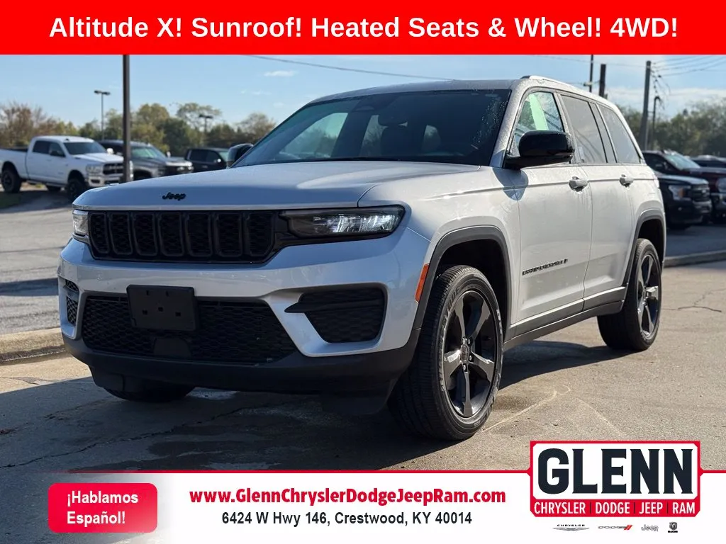 Silver 2023 Jeep Grand Cherokee Altitude X for sale in Crestwood, KY