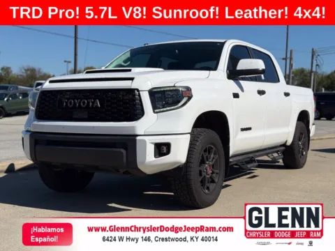White 2019 Toyota Tundra TRD Pro for sale in Crestwood, KY